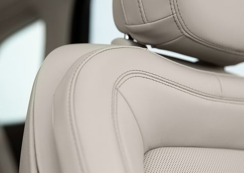 Fine craftsmanship is shown through a detailed image of front-seat stitching. | Joe Cooper Lincoln of Edmond in Oklahoma City OK